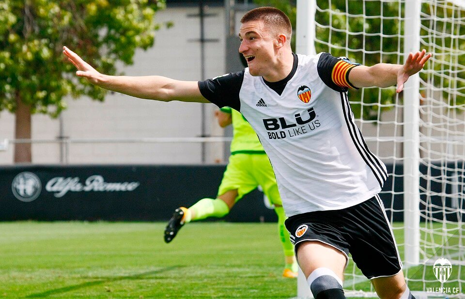 El Valencia Mestalla marcó tres goles al Elche en quince minutos / Cristina Pallarés